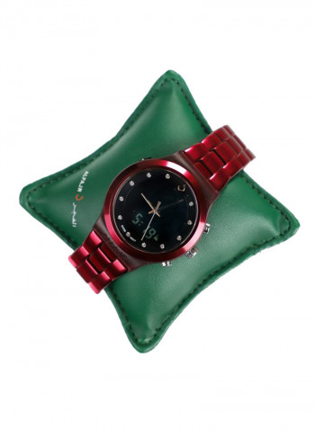 Men's Stainless Steel Analog Quartz Watch Wb20