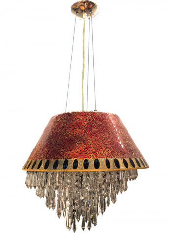 Chandelier Red 550x500millimeter