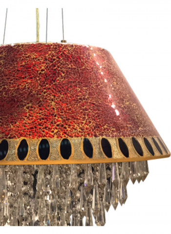 Chandelier Red 550x500millimeter