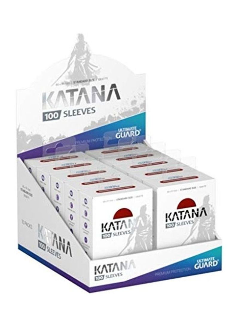 10-Piece Katana Sleeve Standard Size Card Display Box