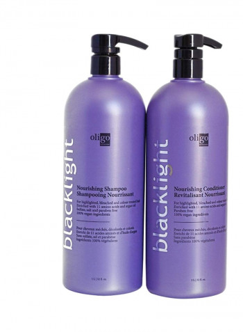 Professionnel Blacklight Nourishing Shampoo And Conditioner 1L