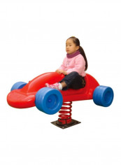 Rocking Spring Car Seesaw Outdoor Play Toy 123x 46x 66centimeter