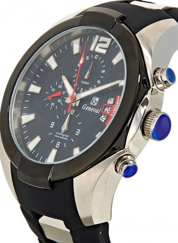 Men's Rubber Chronograph Watch GRC141BWB