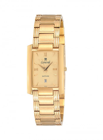 Men's Water Resistant Stainless Steel Analog Watch GM335GG