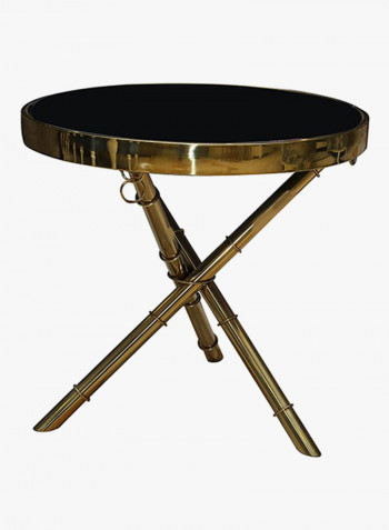 Aswat End Table Black/Gold