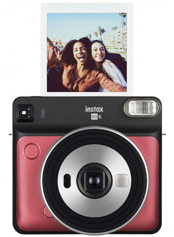 Instax Square SQ6 Instant Camera Ruby Red