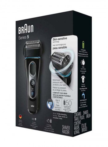 Series 5 Wet And Dry Electric Shaver Black/Blue