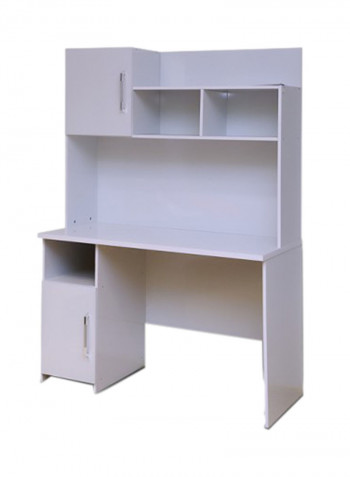 Salvatore Computer Desk White 120x170x55centimeter