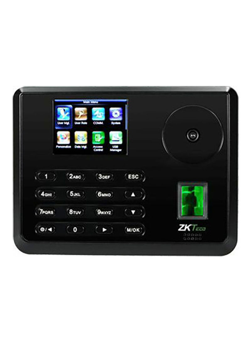 Time Attendance And Access Control Machine Black