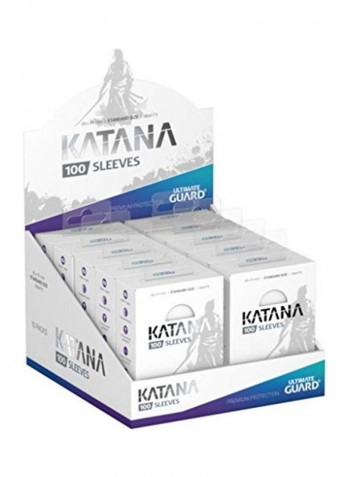 10-Piece Katana Sleeve For Standard Size Card