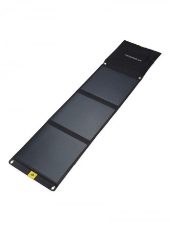 Foldable Multi-Voltage Solar Panel Kit Black 290millimeter