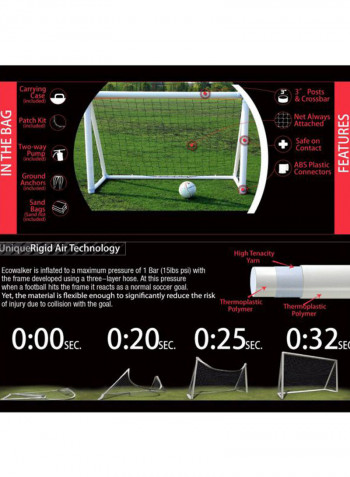 Inflatable Football Training Set 183x122cm