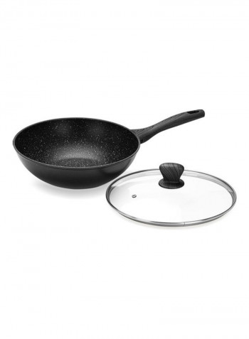 13-Piece Cookware Set Cuisinart Blackish Grey/Clear Casserole With Glass Lid (24x11)cm