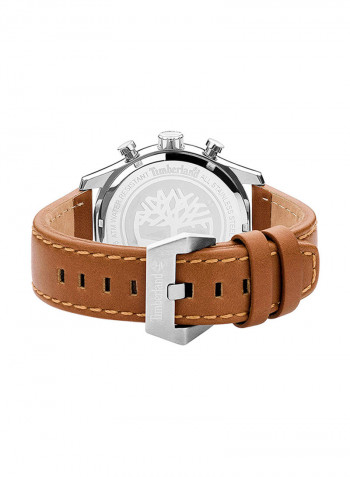 Men's Leather Analog Wrist Watch T TBL15633JS-03
