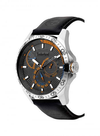 Men's Leather Analog Wrist Watch T TBL15641JS-13