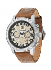 Men's Leather Strap Chronograph Wrist Watch T TBL15251JS-07