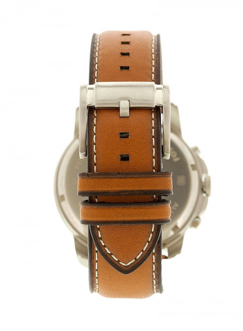 Men's Water Resistant Leather Chronograph Watch FS5210IE