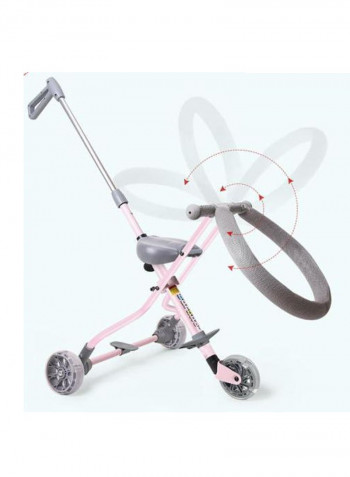 3 Wheels Light Weight Foldable Tricycle 72 X 15 X 56cm