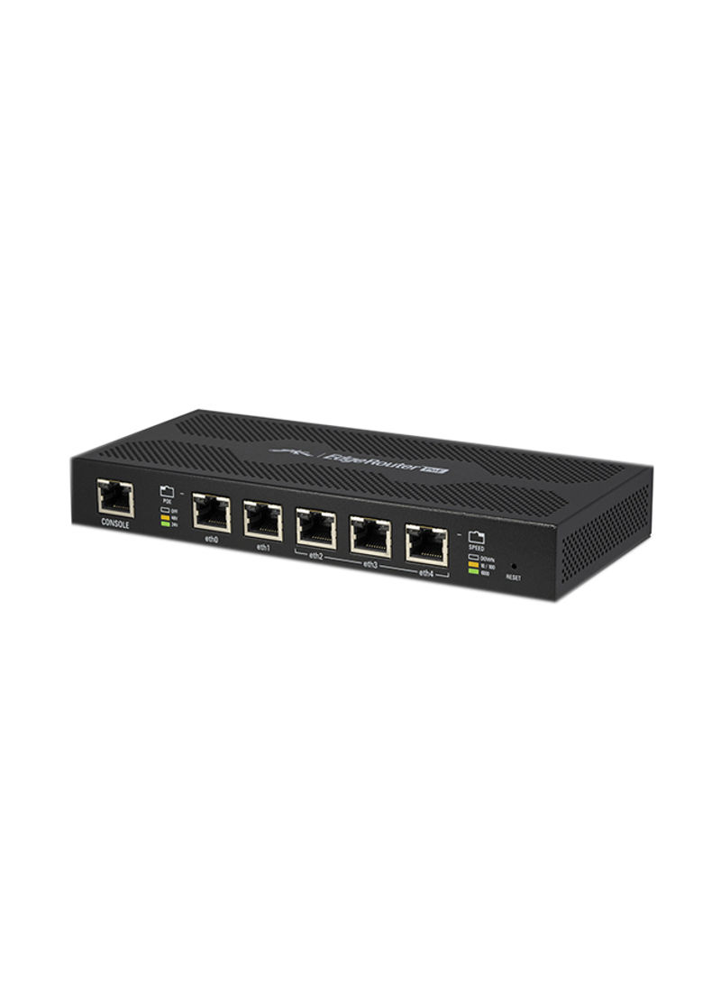 5-Port Router With Power Over Ethernet Black