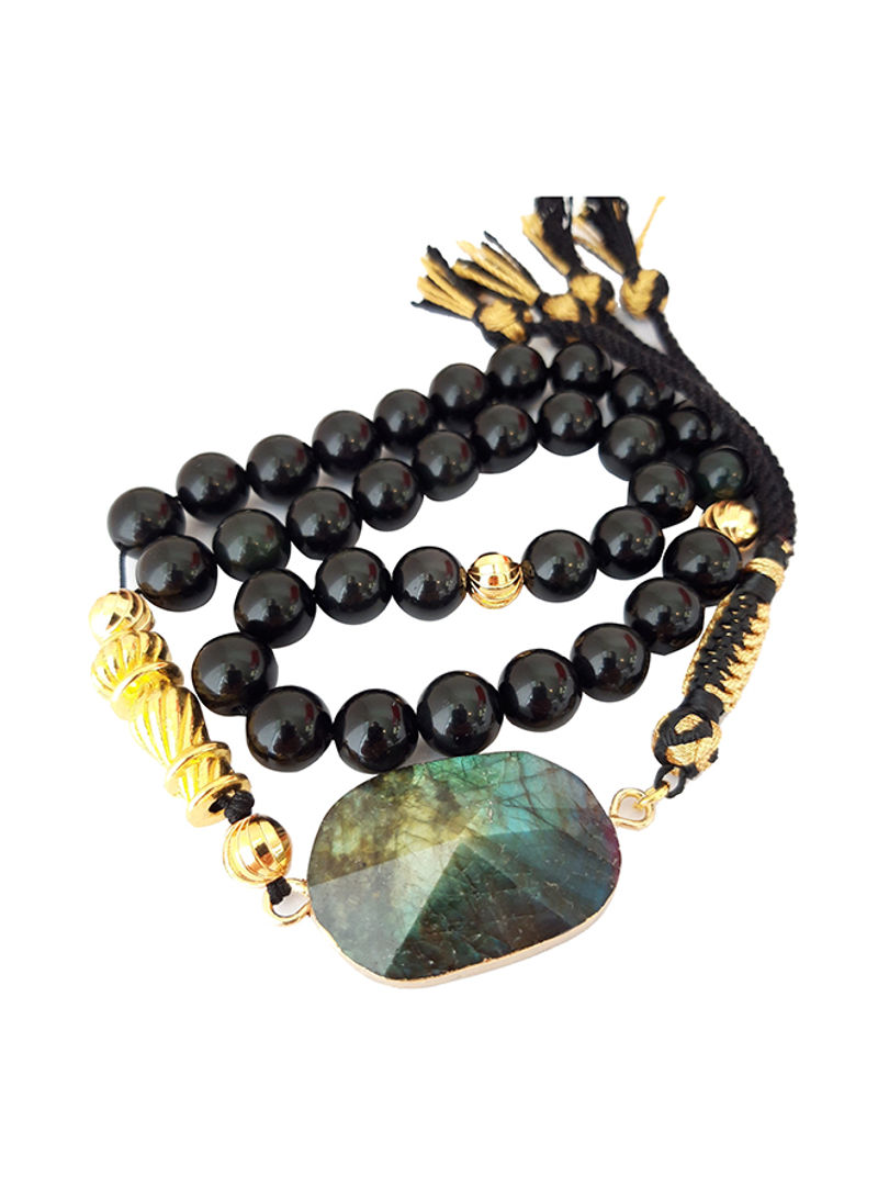 Natural Onyx And Labradorite Prayer Beads