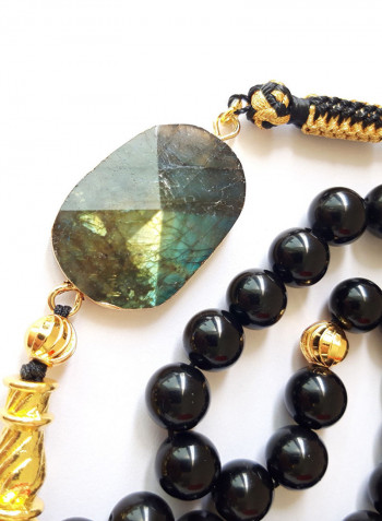 Natural Onyx And Labradorite Prayer Beads