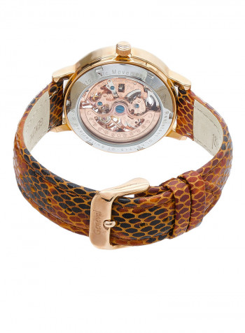 Women's Leather Analog Watch GLAS1712RRLO