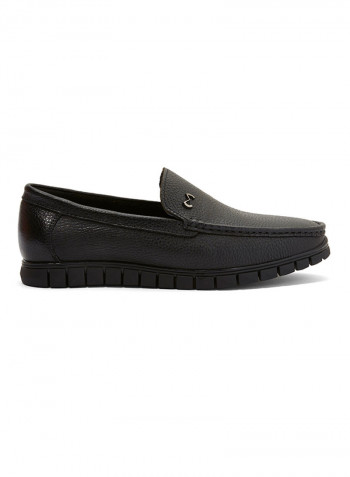 Textured Loafer Black