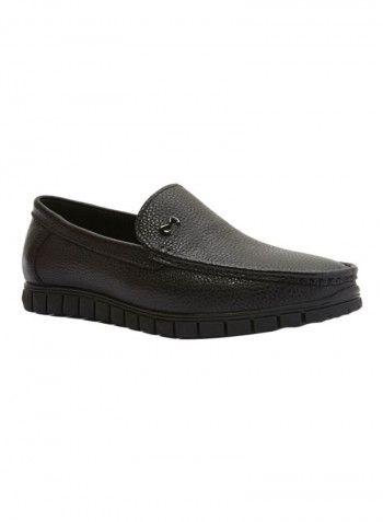 Textured Loafer Black