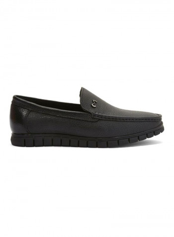 Textured Loafer Black