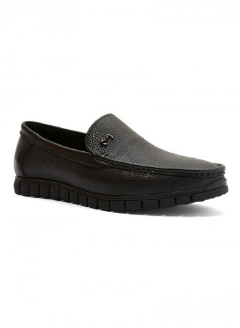 Textured Loafer Black