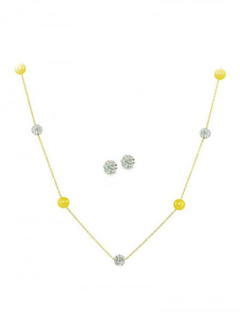 3-Piece 18 Karat Solid Gold Jewellery Set