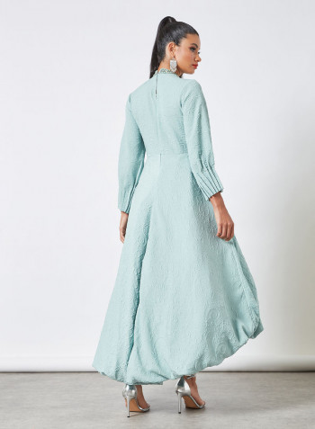 Embellished Hi Low Dress Teal