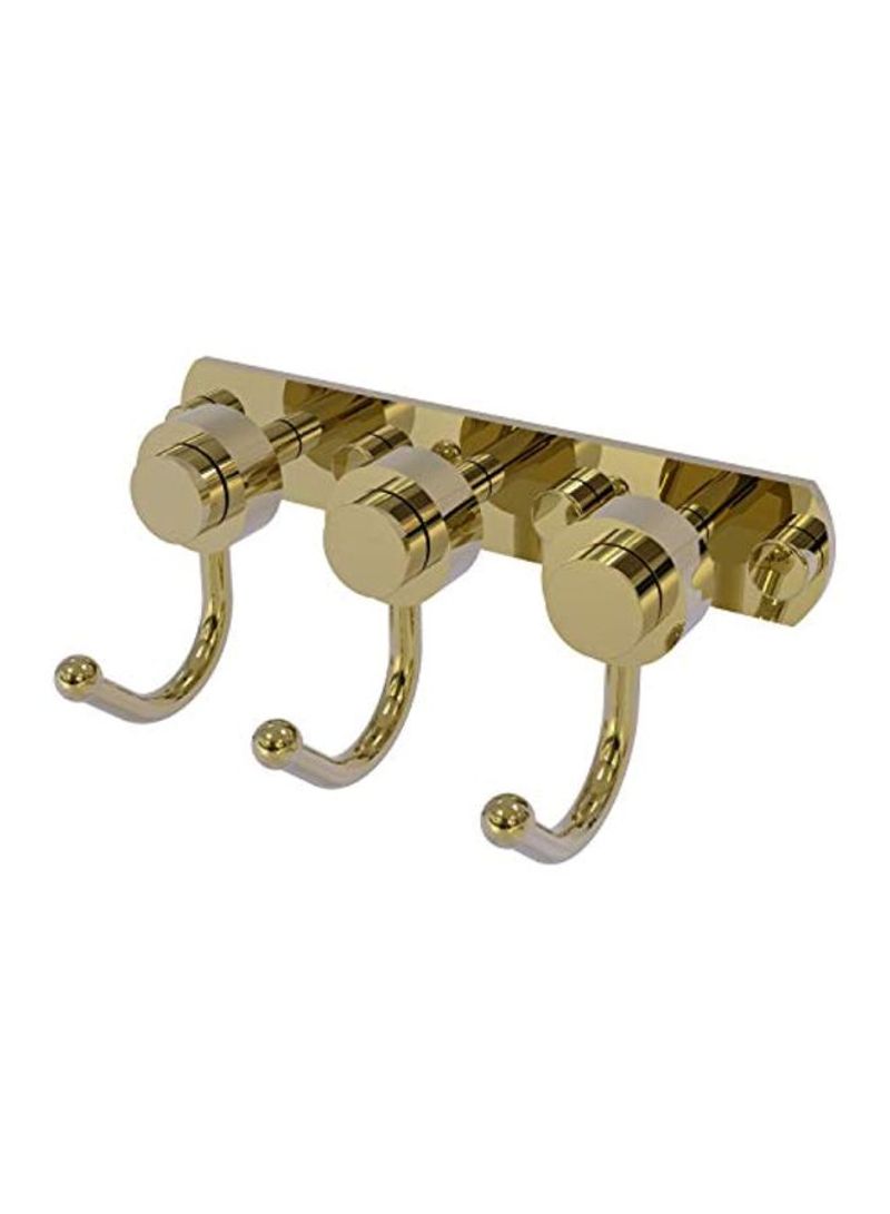 3-position Decorative Hook Gold 8x4x3.2inch