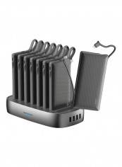 8 In 1 Multiple Power Bank Docking Station 28سم Black