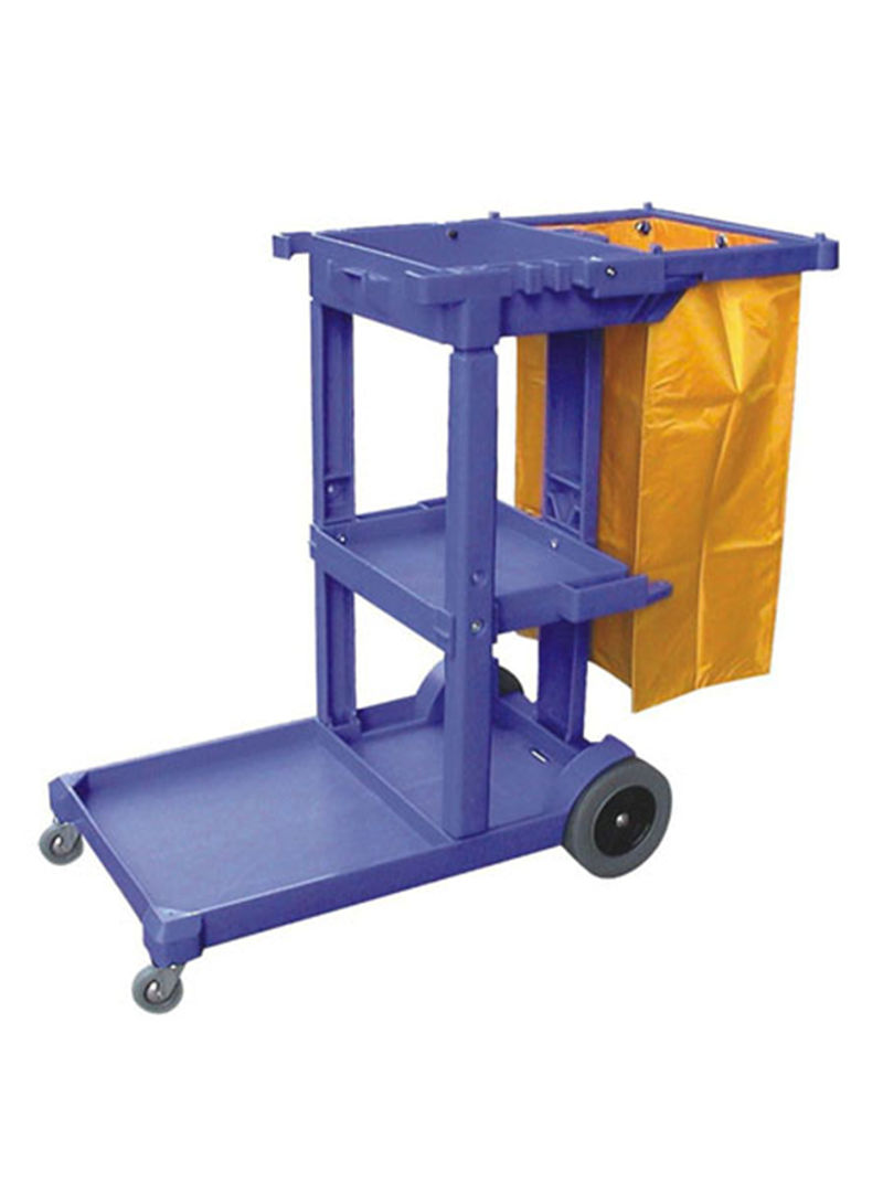 Janitorial Trolley Yellow/Blue