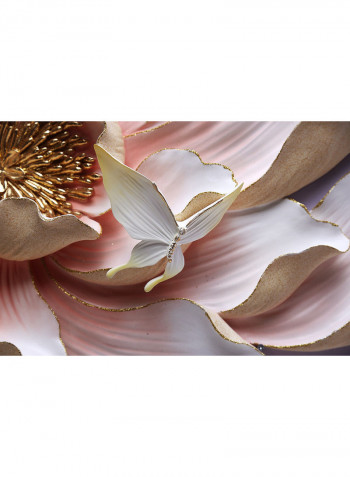 Flower 3D Wall Art Pink/White 6.53kg