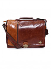 Leather Stitch Detailed Messenger Bag Brown reviews Leather Stitch Detailed Messenger Bag Brown