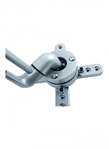 Full-Motion TV Wall Mount Silver/Black
