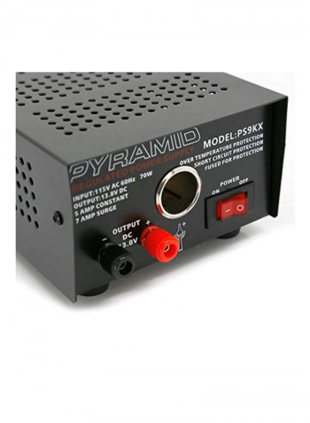 Universal Compact Bench Power Supply Black