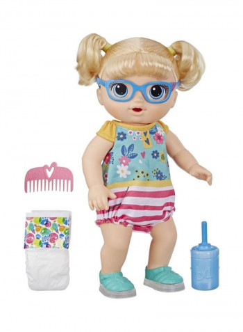 Baby Blonde Hair Doll With Accessory