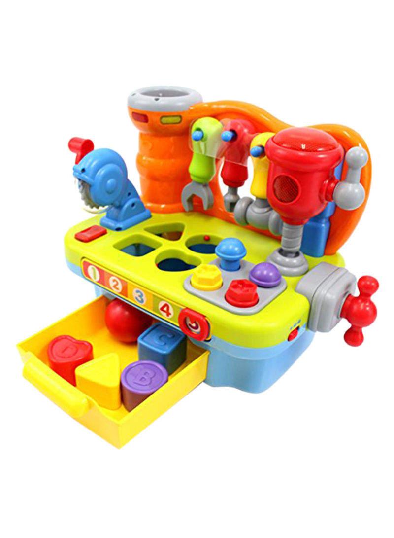 PowerTRC Little Engineer Multifunctional Musical Learning Tool Workbench for Kids