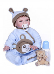 Silicone Reborn Baby Doll Waterproof 50.0 x 22.0 x 14.0cm