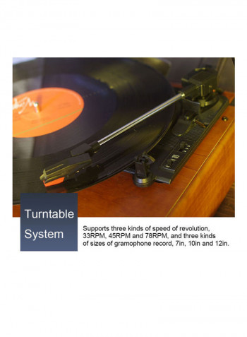 Portable Gramophone Vinyl Record Player