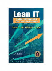 Lean It: Enabling And Sustaining Your Lean Transformation Hardcover