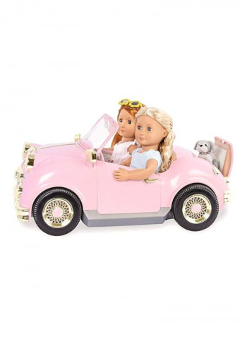 Retro Car For 18-Inch Doll