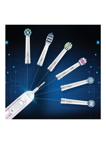 Genius 8000 Electronic Power Rechargeable Electric Toothbrush With Bluetooth White