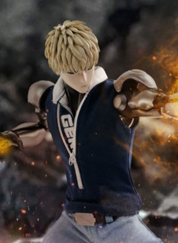 One Punch Man Genos Action Figure With Accessories 12inch