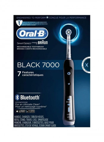SmartSeries Rechargeable Electric Toothbrush Black/White/Blue