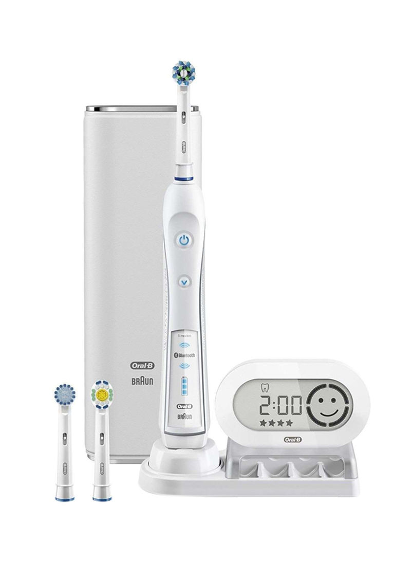 7-Piece 7000 Smartseries Electric Bluetooth Toothbrush White