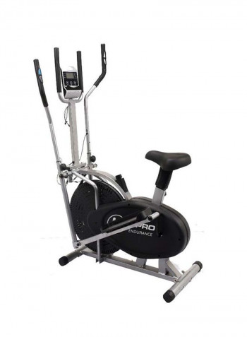 Elliptical Trainer and Exercise Bike with Seat and Easy Computer, Cardio Cross Trainer For Home/Office Fitness Workout 37.8x26.6x 60inch